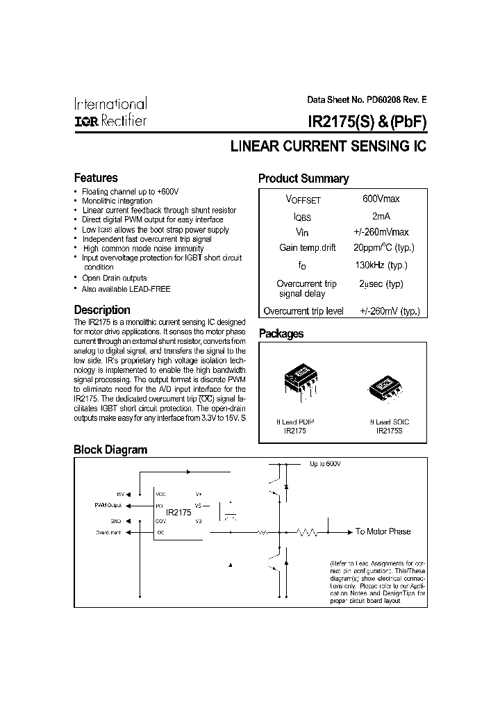 IR2175_26697.PDF Datasheet