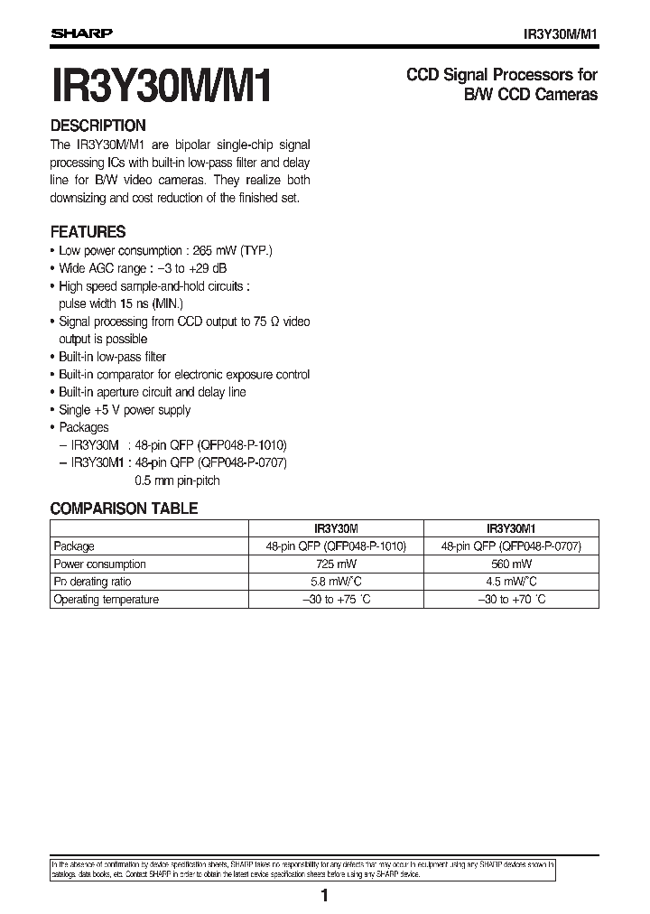 IR3Y30M_41228.PDF Datasheet