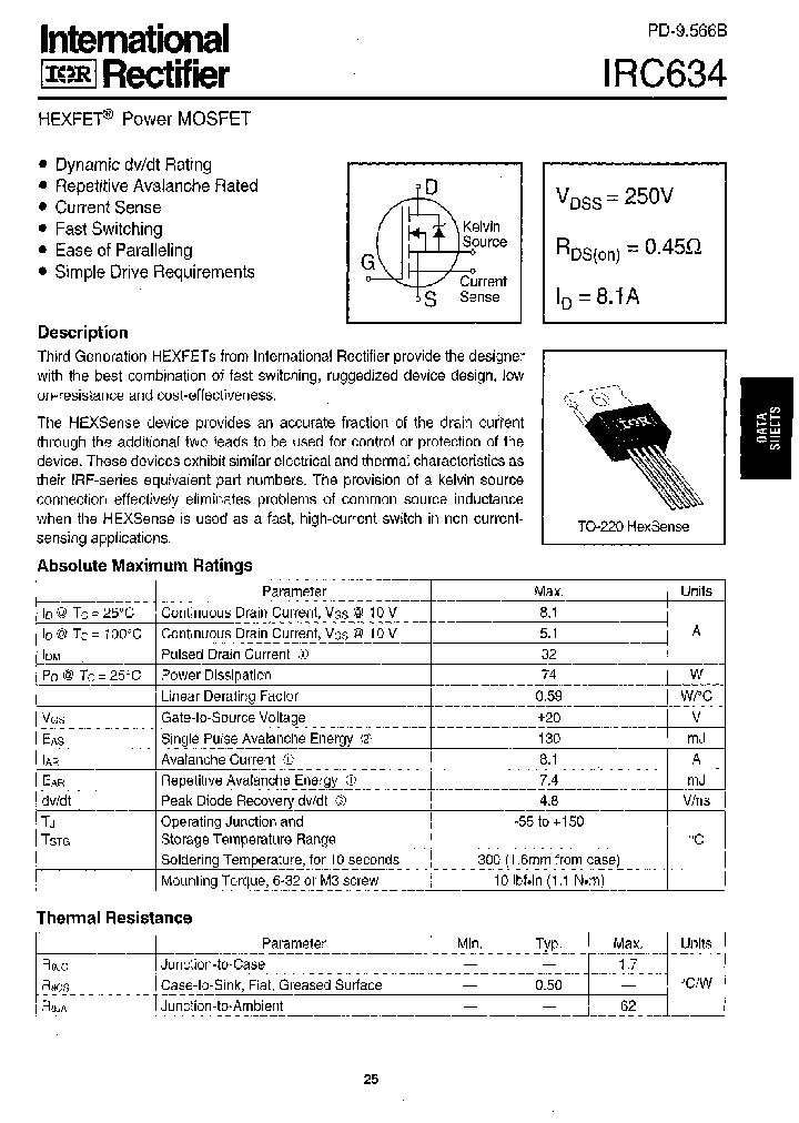 IRC634_157238.PDF Datasheet