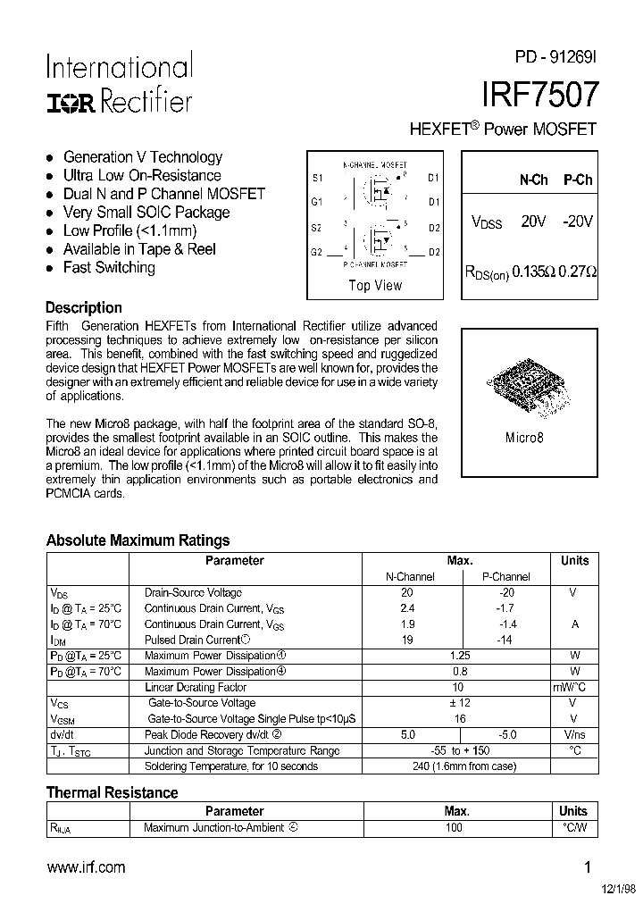 IRF7507_194596.PDF Datasheet