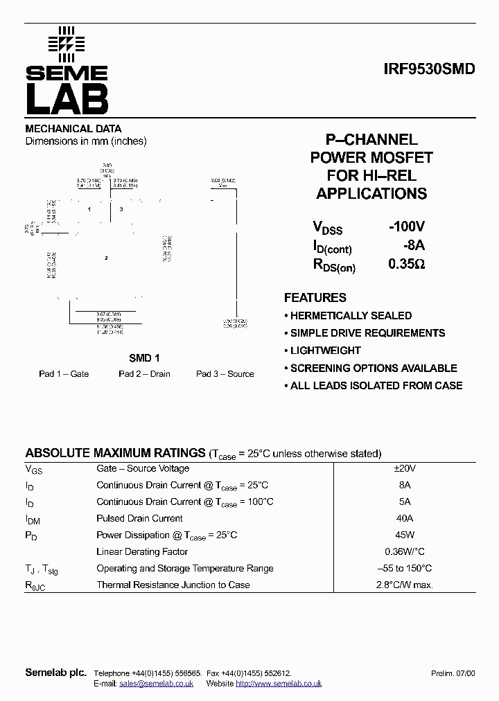 IRF9530S_5931.PDF Datasheet