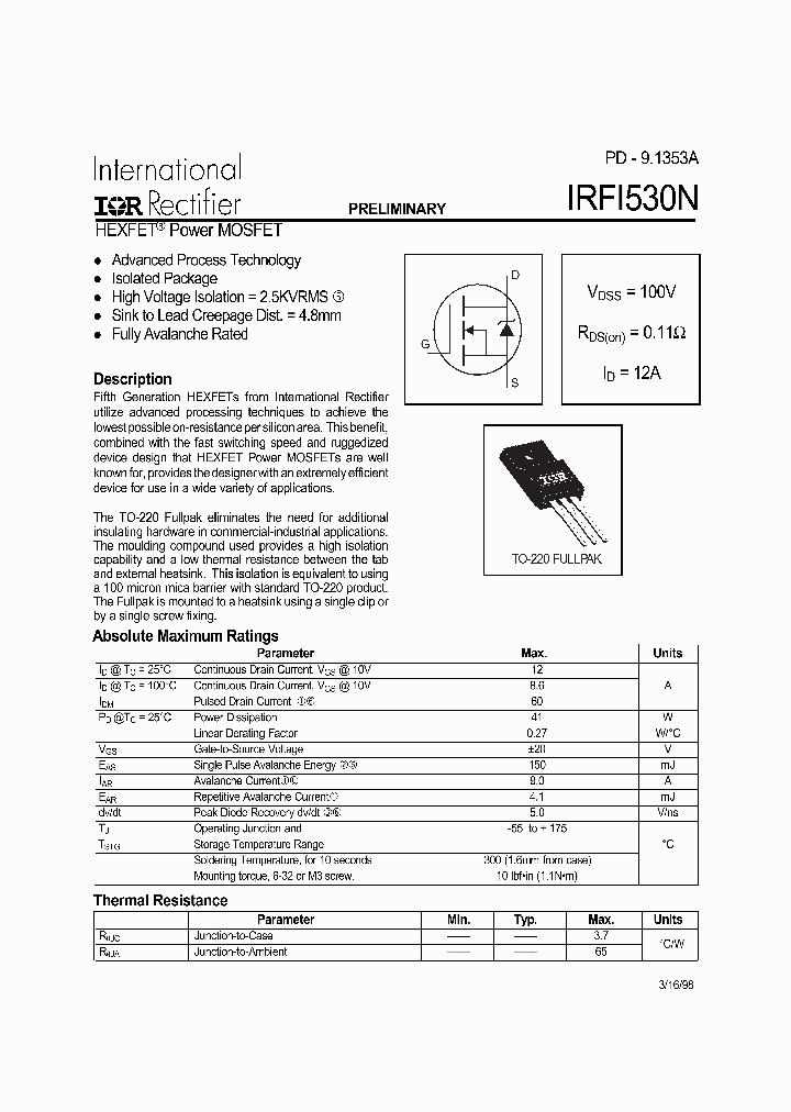 IRFI530N_186049.PDF Datasheet