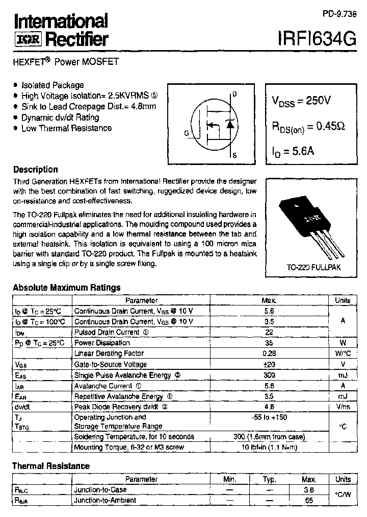 IRFI634G_36962.PDF Datasheet