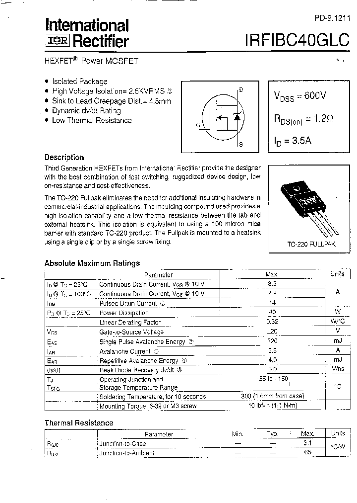 IRFIBC40GLC_158917.PDF Datasheet