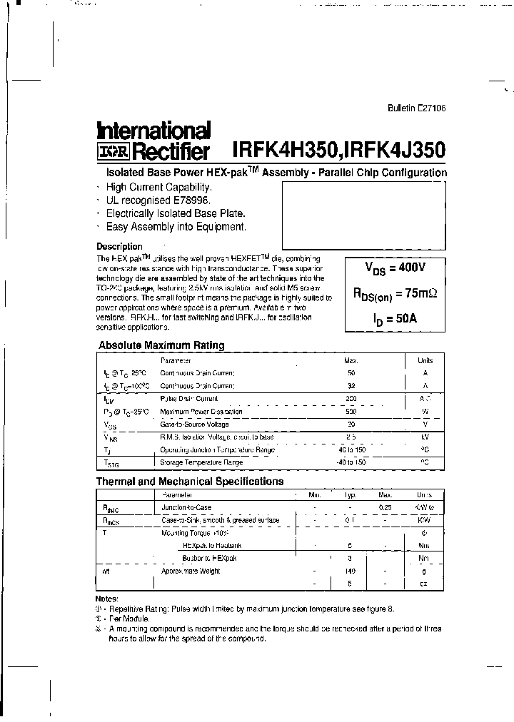 IRFK4H150_156693.PDF Datasheet