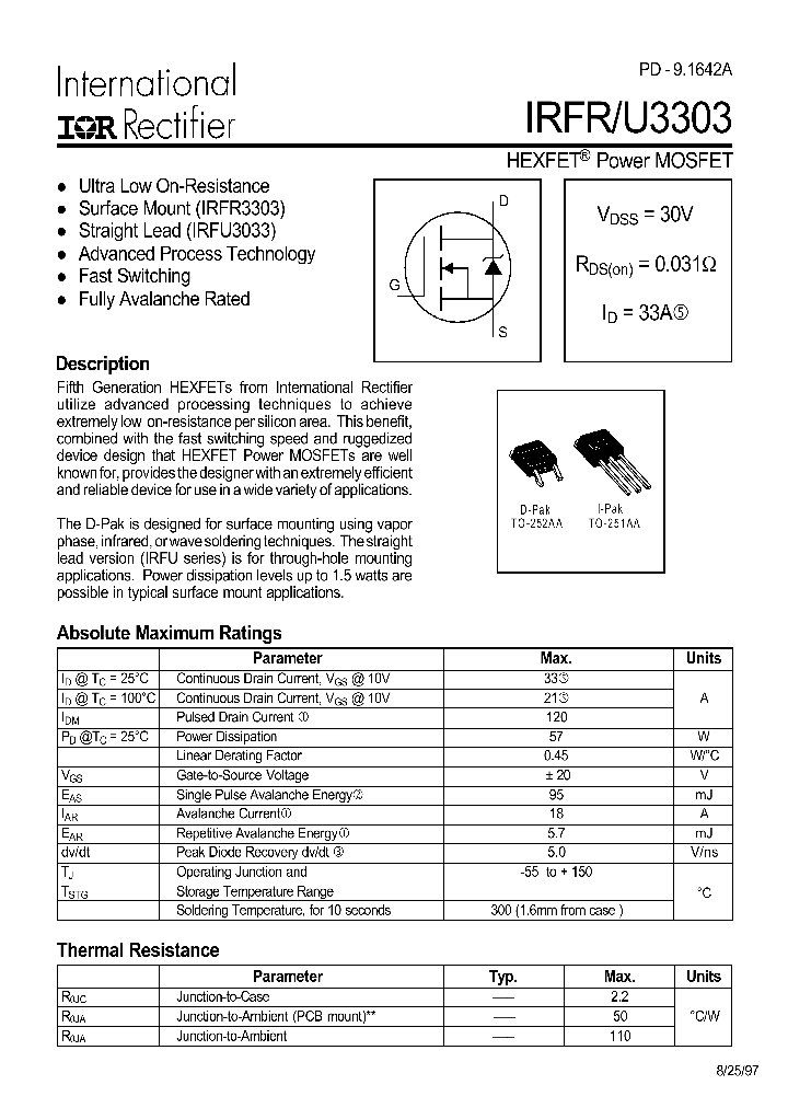 IRFR1111_161080.PDF Datasheet