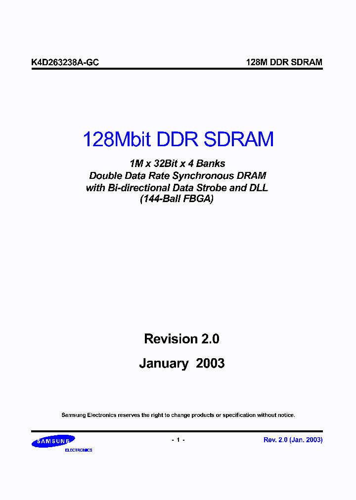 K4D263238A_108696.PDF Datasheet