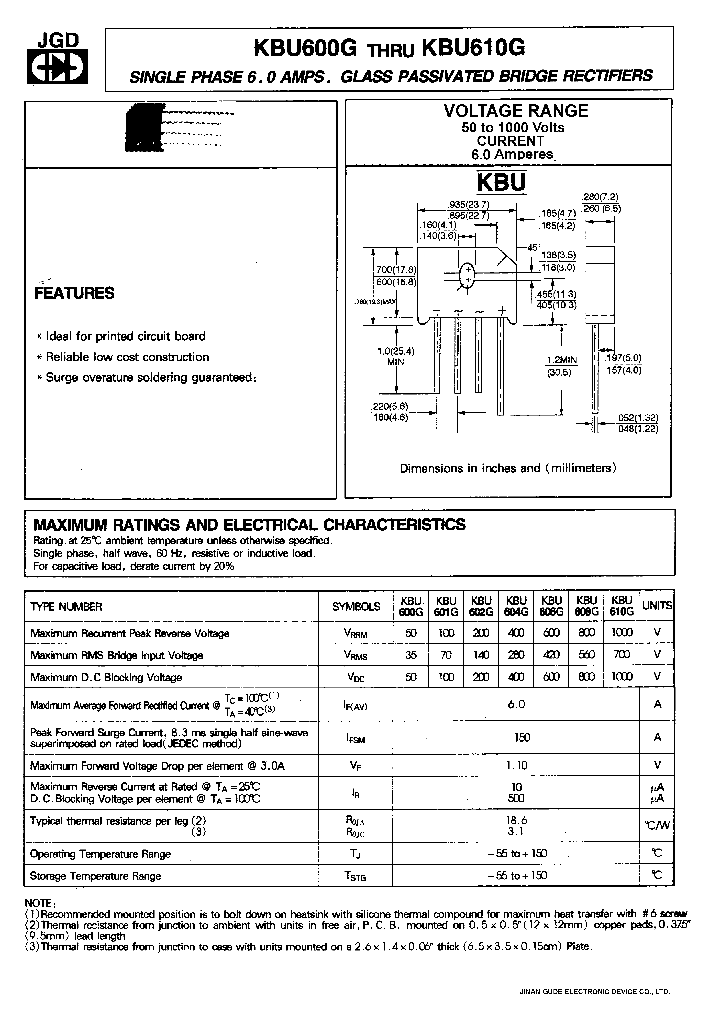 KBU604G_61129.PDF Datasheet