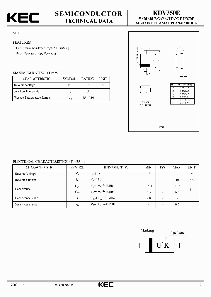 KDV350E_57973.PDF Datasheet