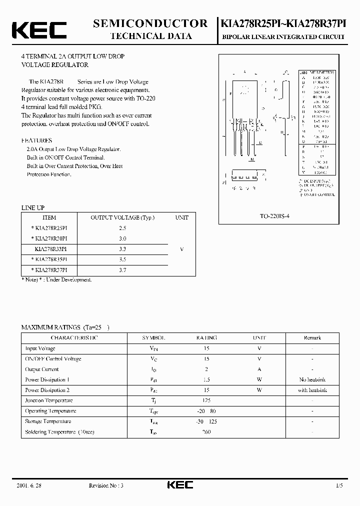 KIA278BR25PI_38972.PDF Datasheet
