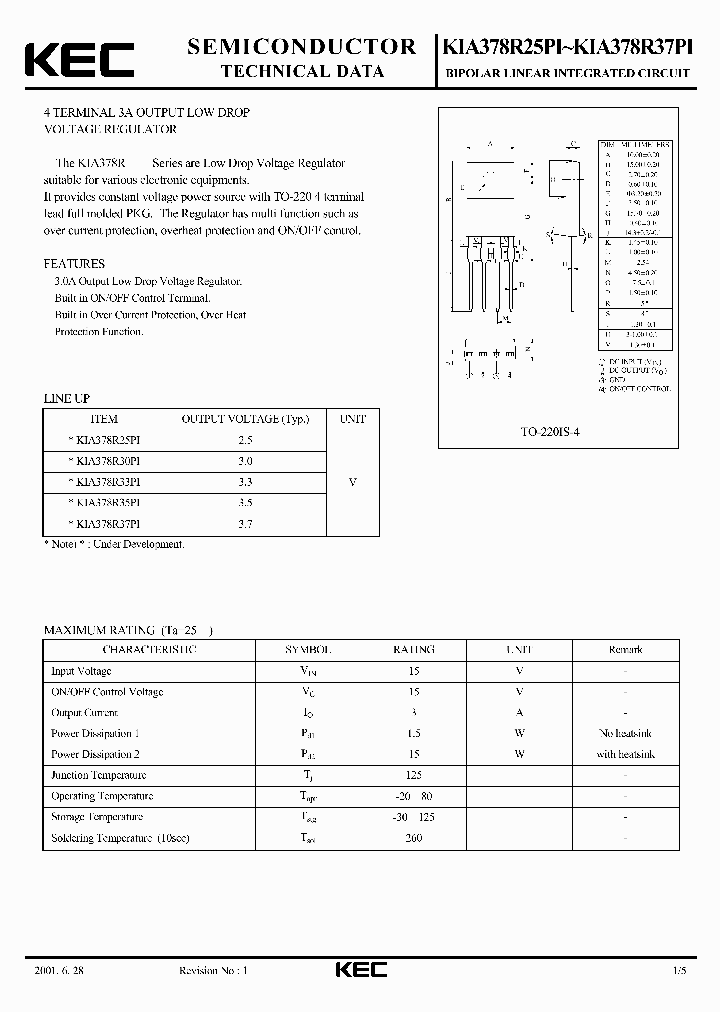 KIA378R25PI_189950.PDF Datasheet
