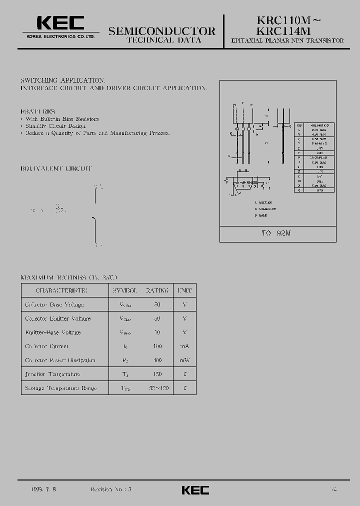 KRC112M_120263.PDF Datasheet