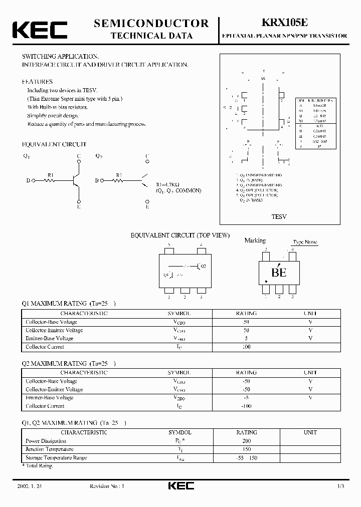 KRX105E_42636.PDF Datasheet