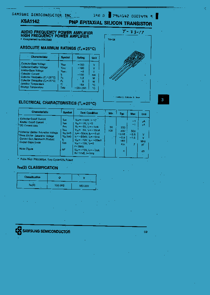KSA1142_174213.PDF Datasheet