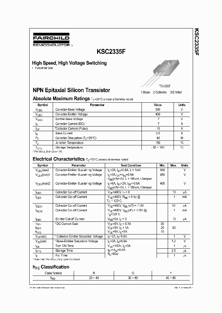 KSC2335F_187384.PDF Datasheet