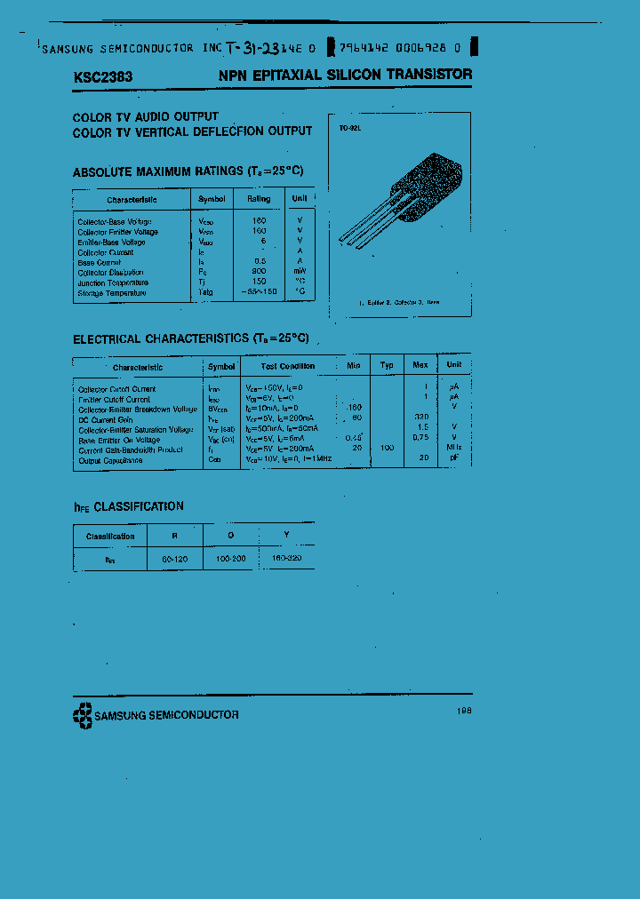KSC2383_46796.PDF Datasheet