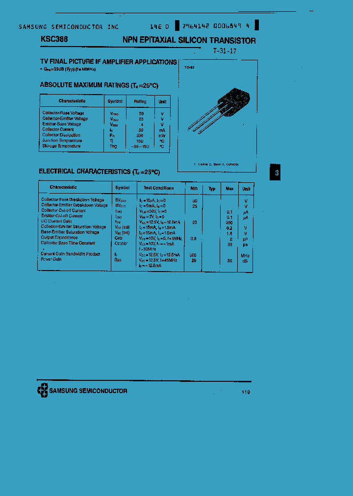 KSC388_43025.PDF Datasheet