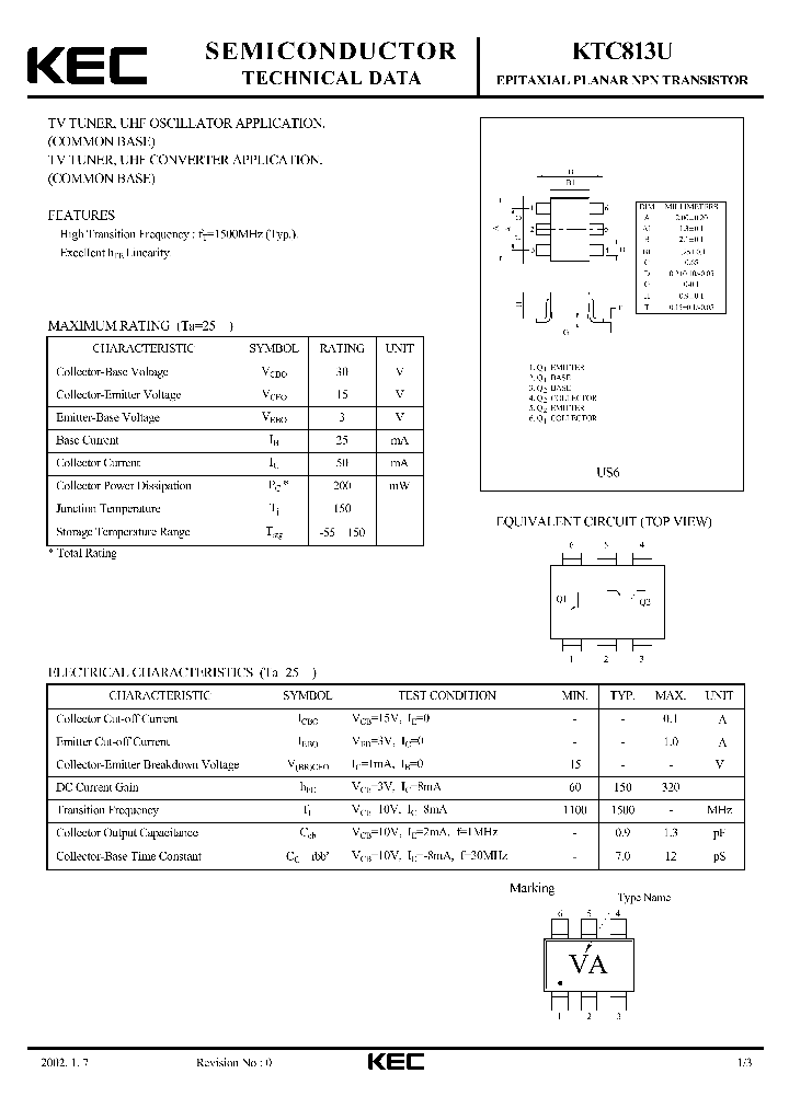 KTC813U_71013.PDF Datasheet