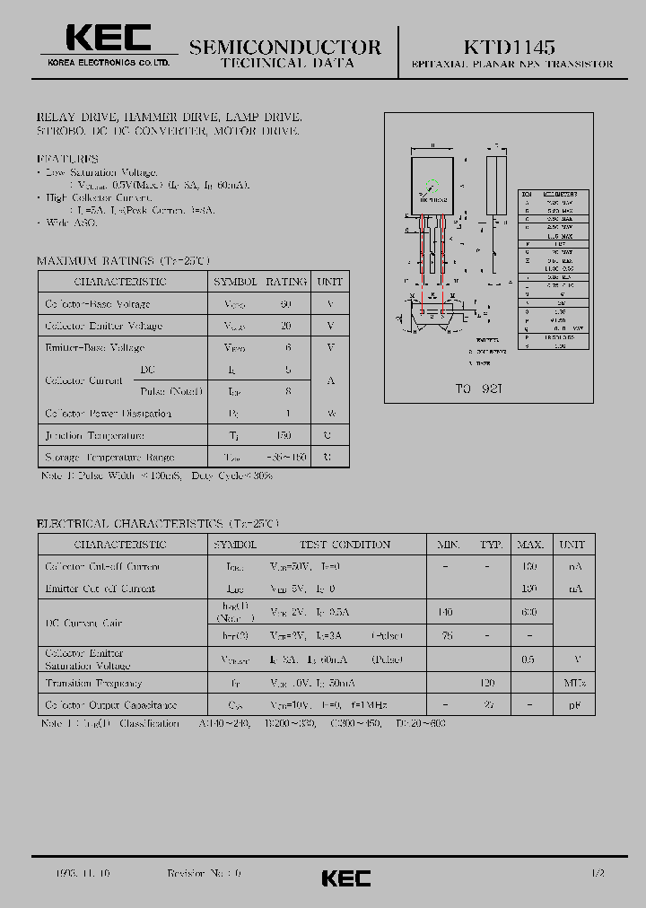 KTD1145_70600.PDF Datasheet