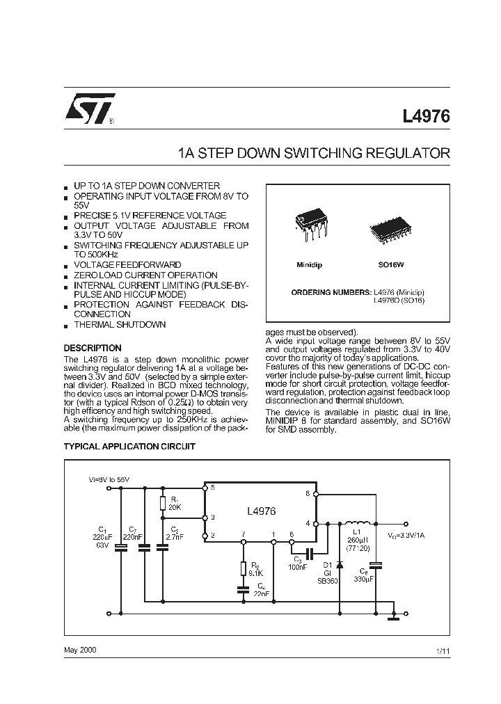 L4976D_27700.PDF Datasheet