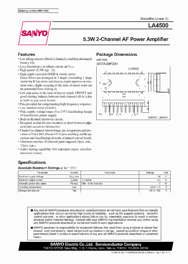 LA4500_193590.PDF Datasheet
