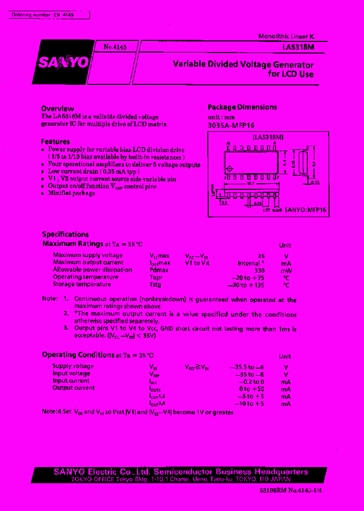 LA5318M_27785.PDF Datasheet