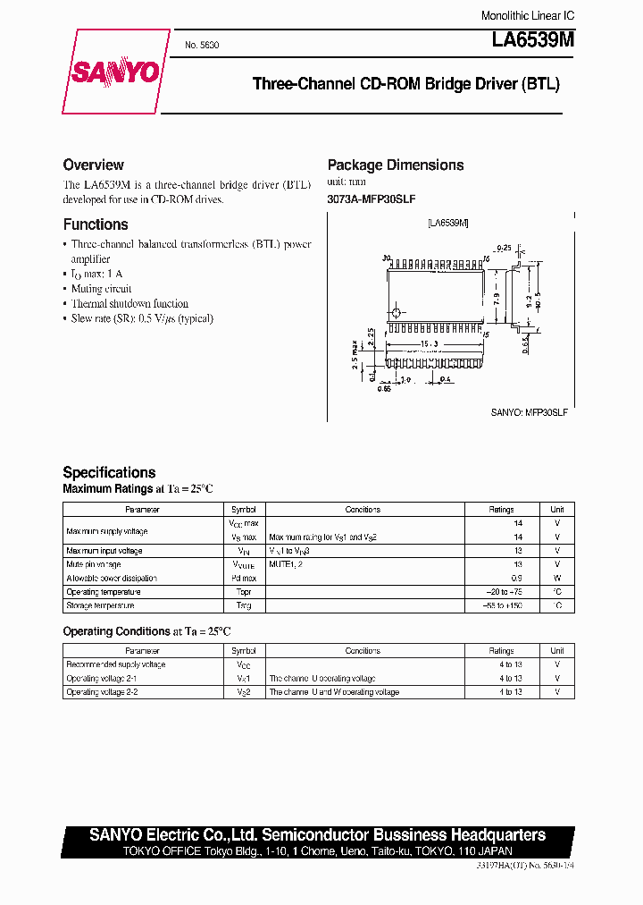 LA6539M_171462.PDF Datasheet