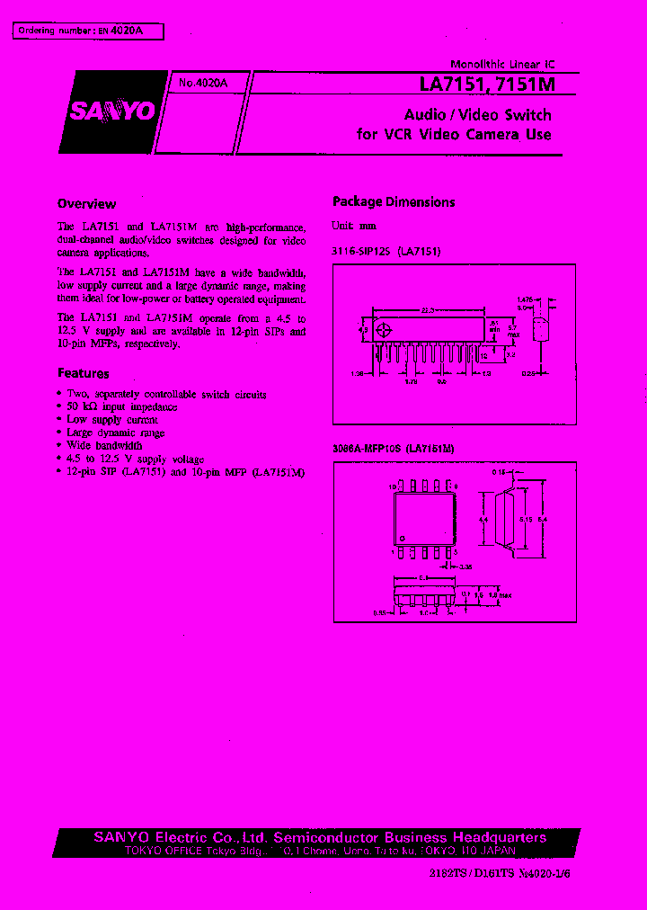 LA7151_99181.PDF Datasheet