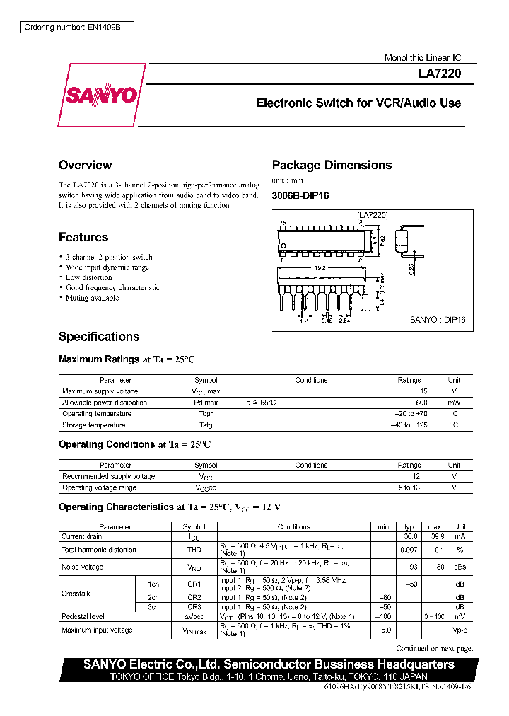 LA7220_10131.PDF Datasheet