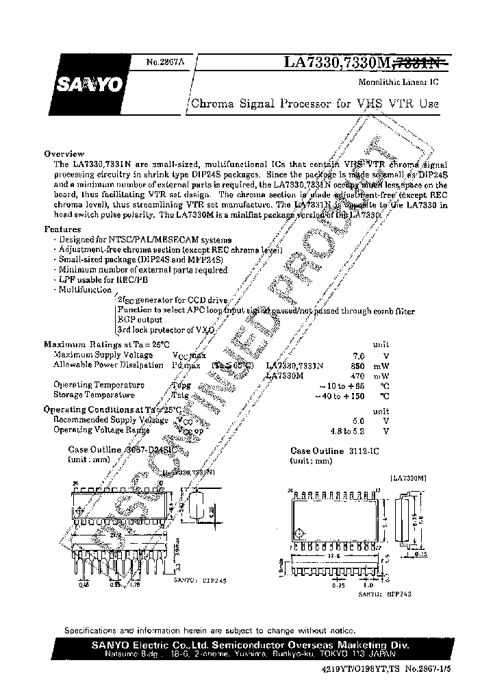 LA7331N_182999.PDF Datasheet