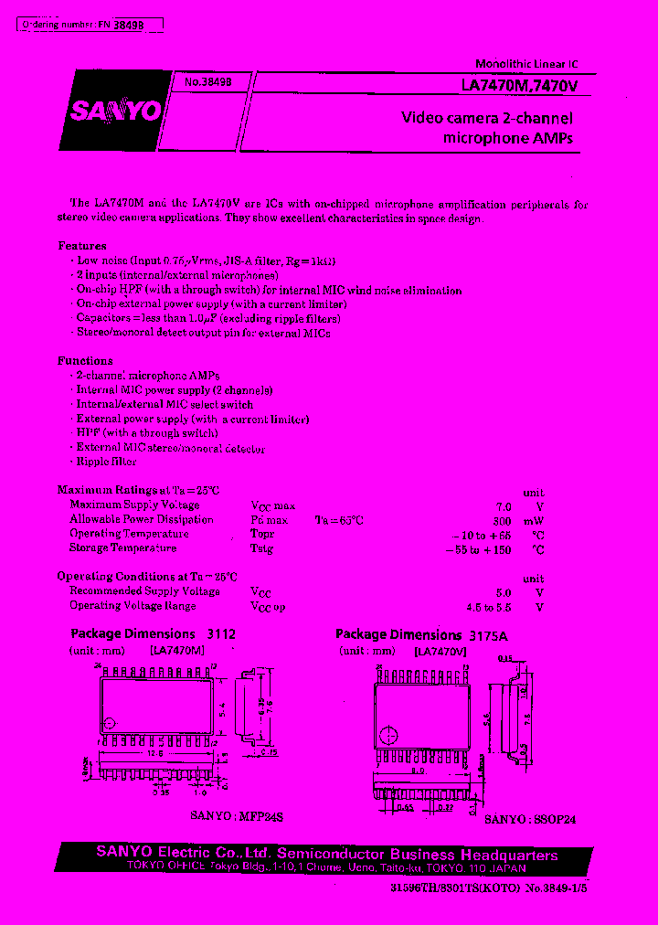 LA7470_136955.PDF Datasheet