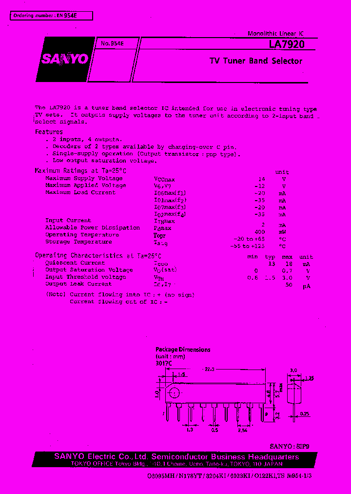 LA7920_106919.PDF Datasheet