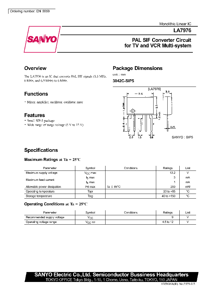 LA7976_178316.PDF Datasheet
