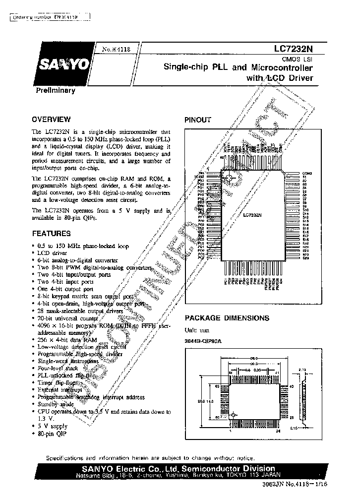 LC7232N_27850.PDF Datasheet