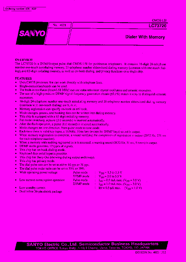 LC73720_172216.PDF Datasheet
