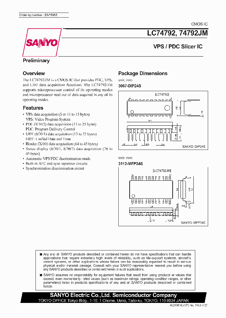 LC74792_138563.PDF Datasheet