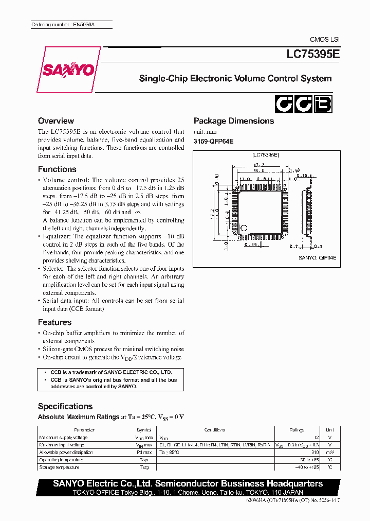 LC75395_27884.PDF Datasheet