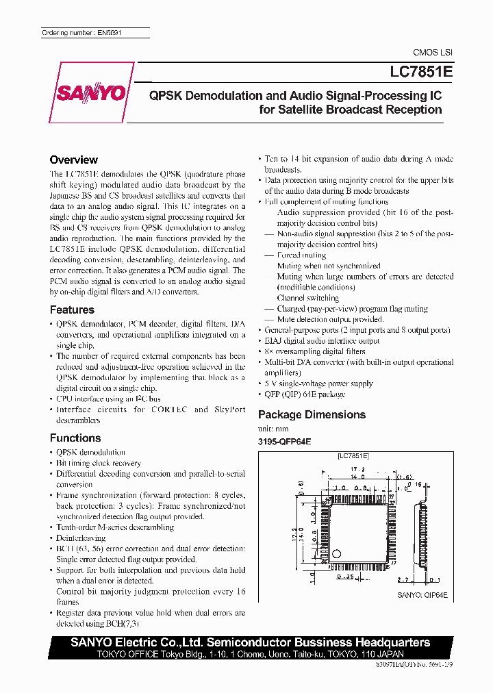 LC7851_135061.PDF Datasheet