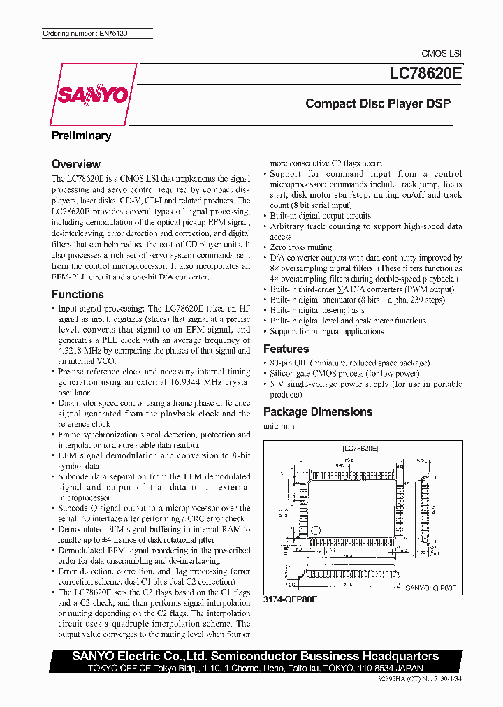 LC78620E_125025.PDF Datasheet