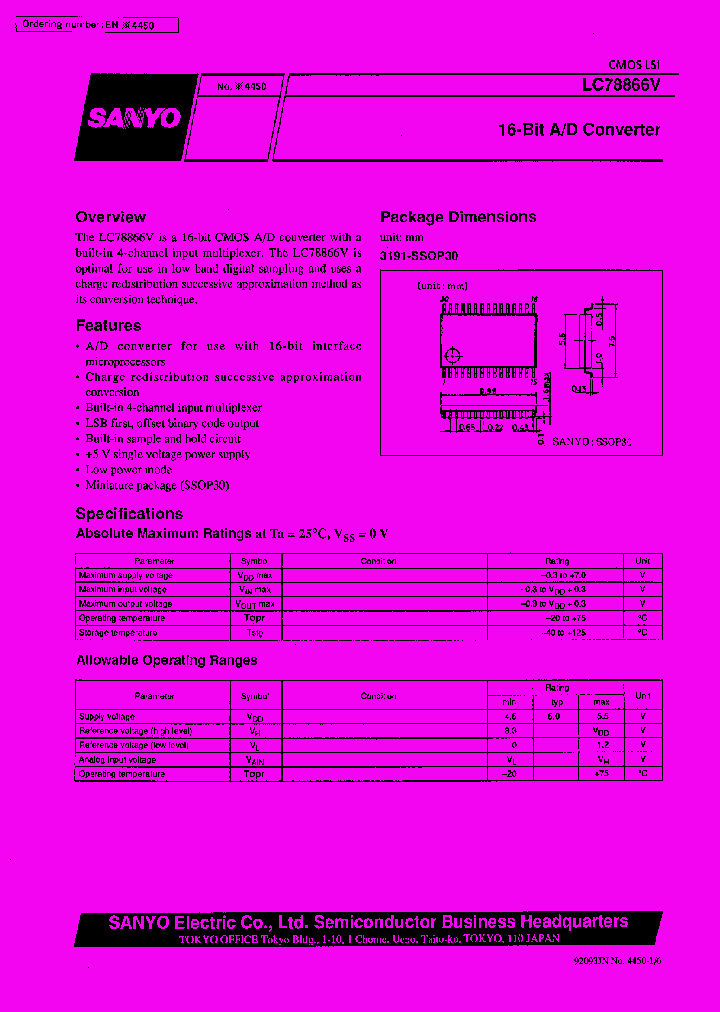 LC78866V_158647.PDF Datasheet