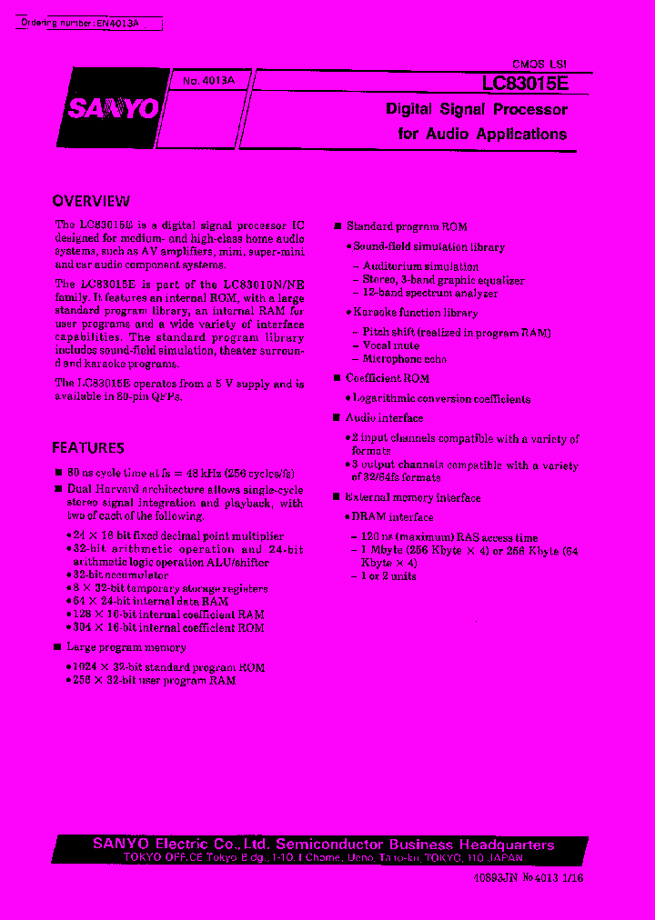 LC83015_153663.PDF Datasheet