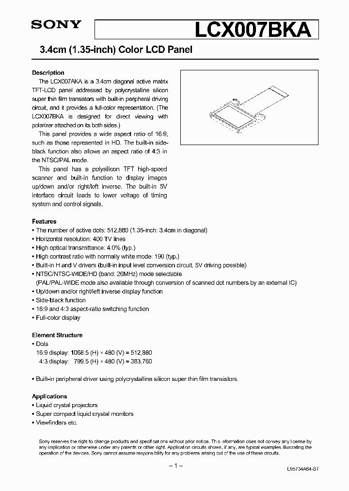 LCX007BKA_49620.PDF Datasheet
