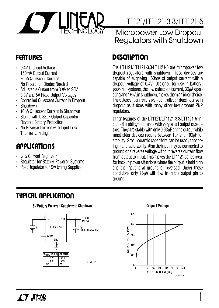 LT1121_80807.PDF Datasheet
