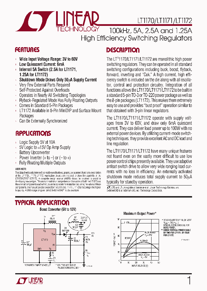LT1172_15365.PDF Datasheet