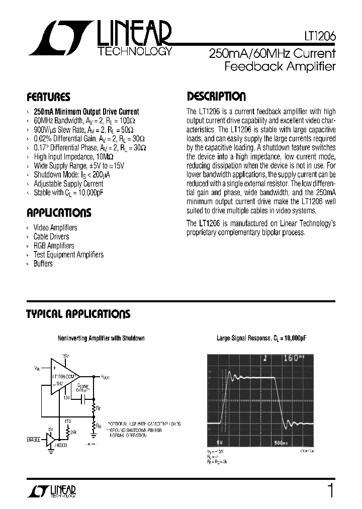 LT1206_82438.PDF Datasheet