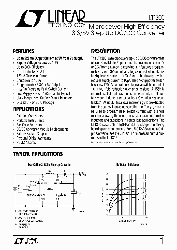 LT1300_119490.PDF Datasheet