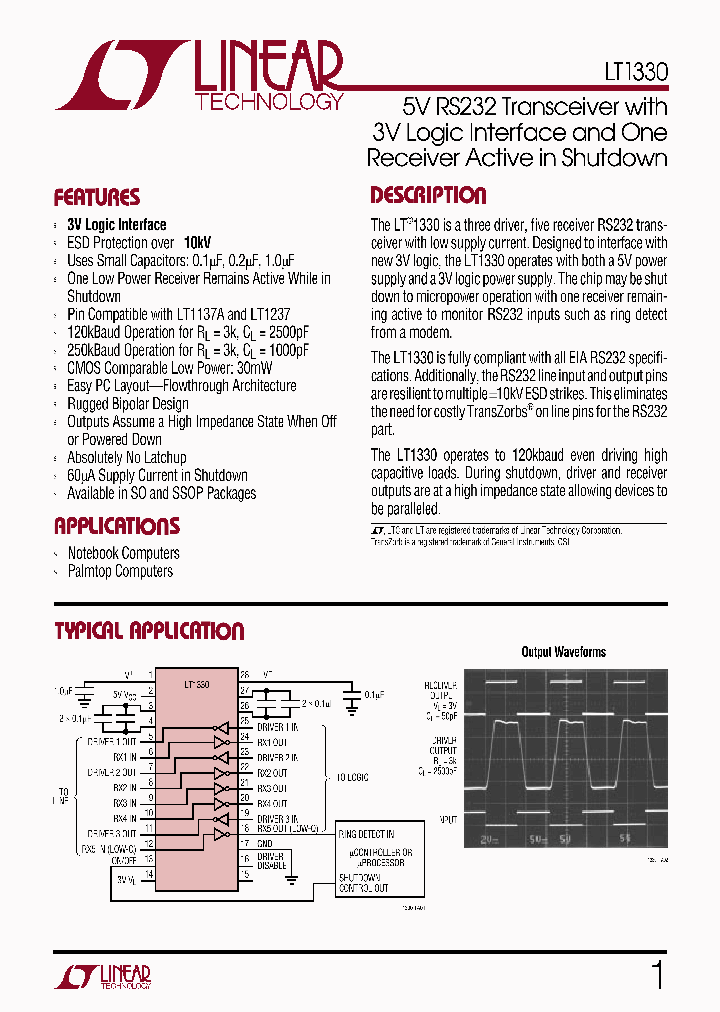 LT1330_87831.PDF Datasheet