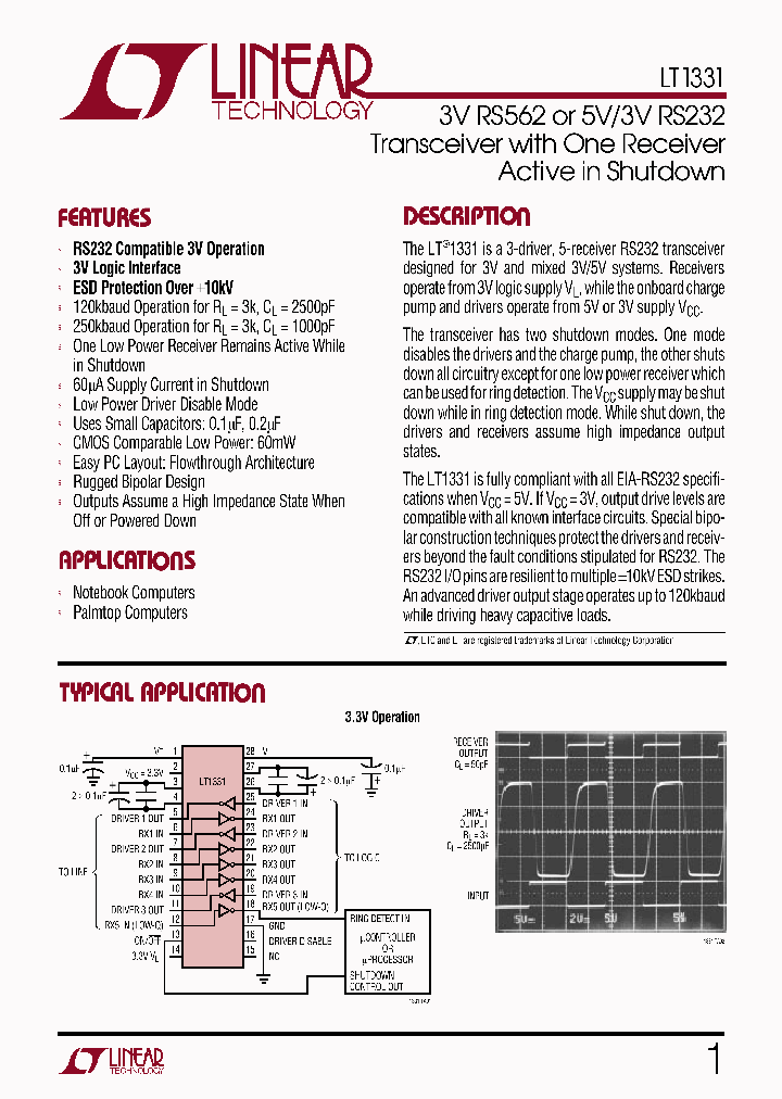 LT1331_127269.PDF Datasheet