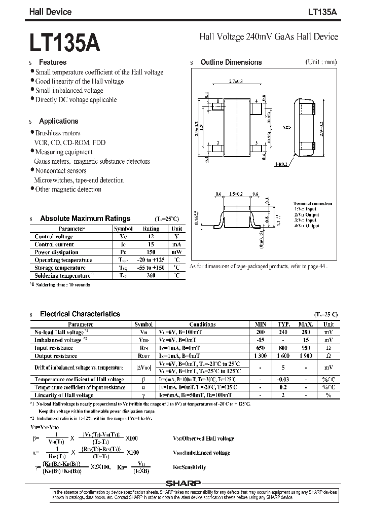 LT135A_174790.PDF Datasheet
