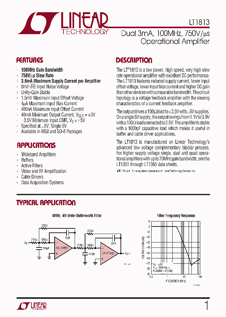 LT1813_76045.PDF Datasheet